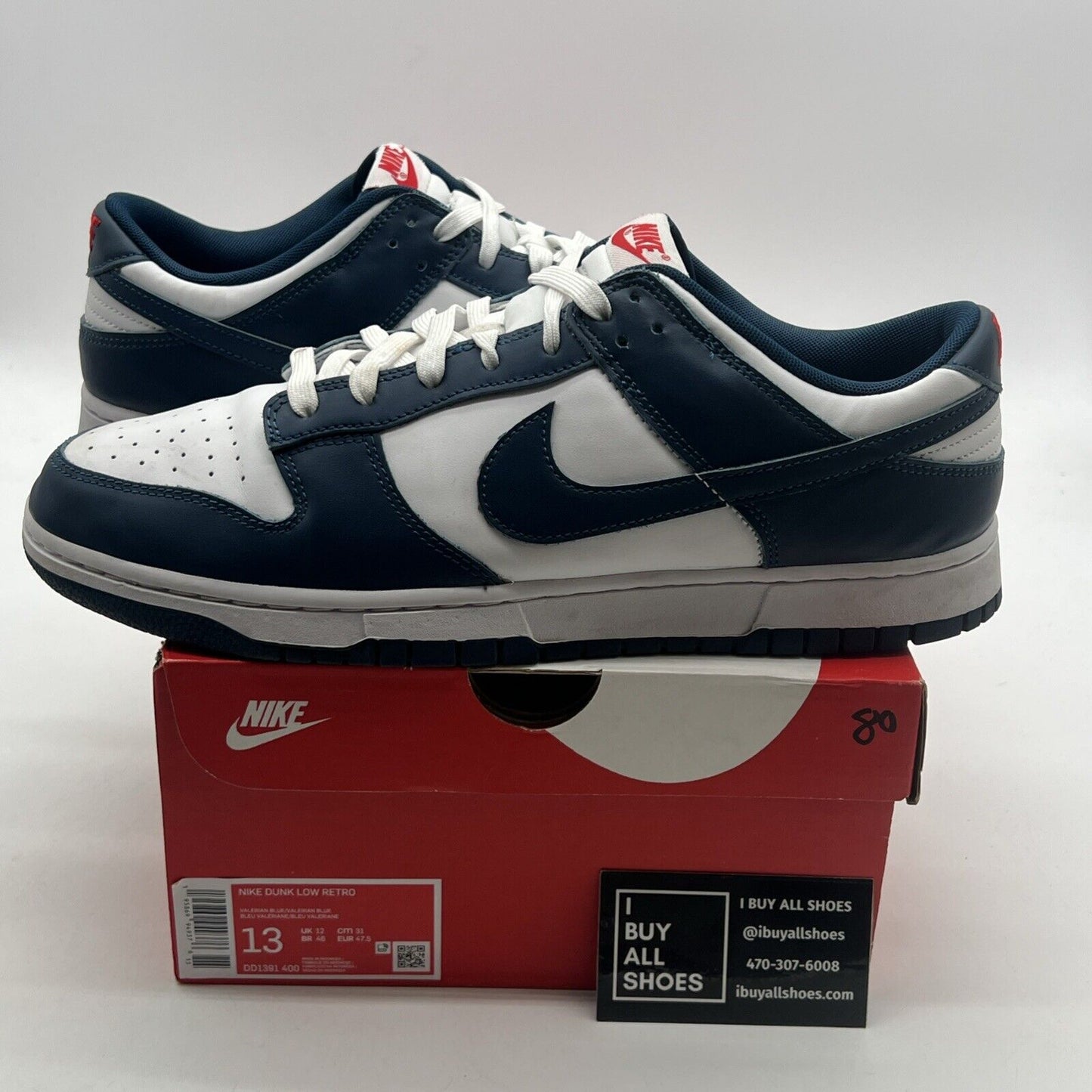 Size 13 - Nike Dunk Low Velarian Blue/White (DD1391-400)