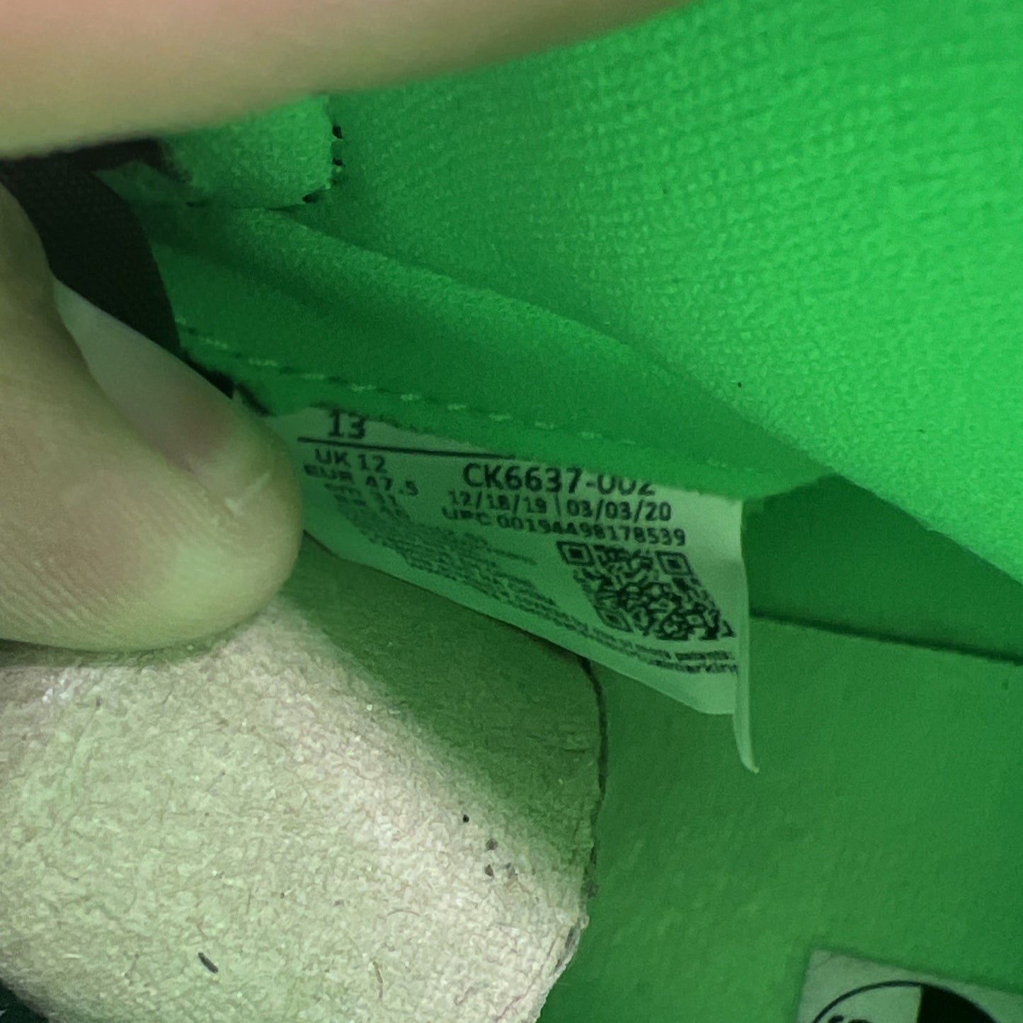Size 13 - Air Jordan 1 Zoom High Zen Green (CK6637-002)