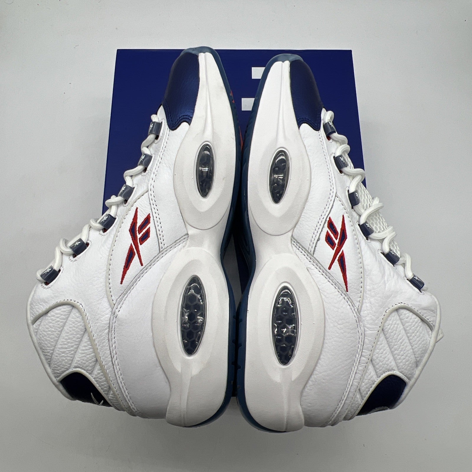 Size 11.5 - Reebok Question 2022 Mid Blue Toe (GX0227)