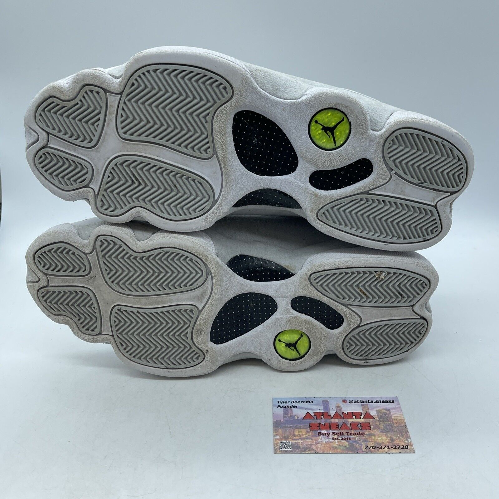 Size 10.5 - Air Jordan 13 Retro Low Pure Money White Suede Leather (310810-100)