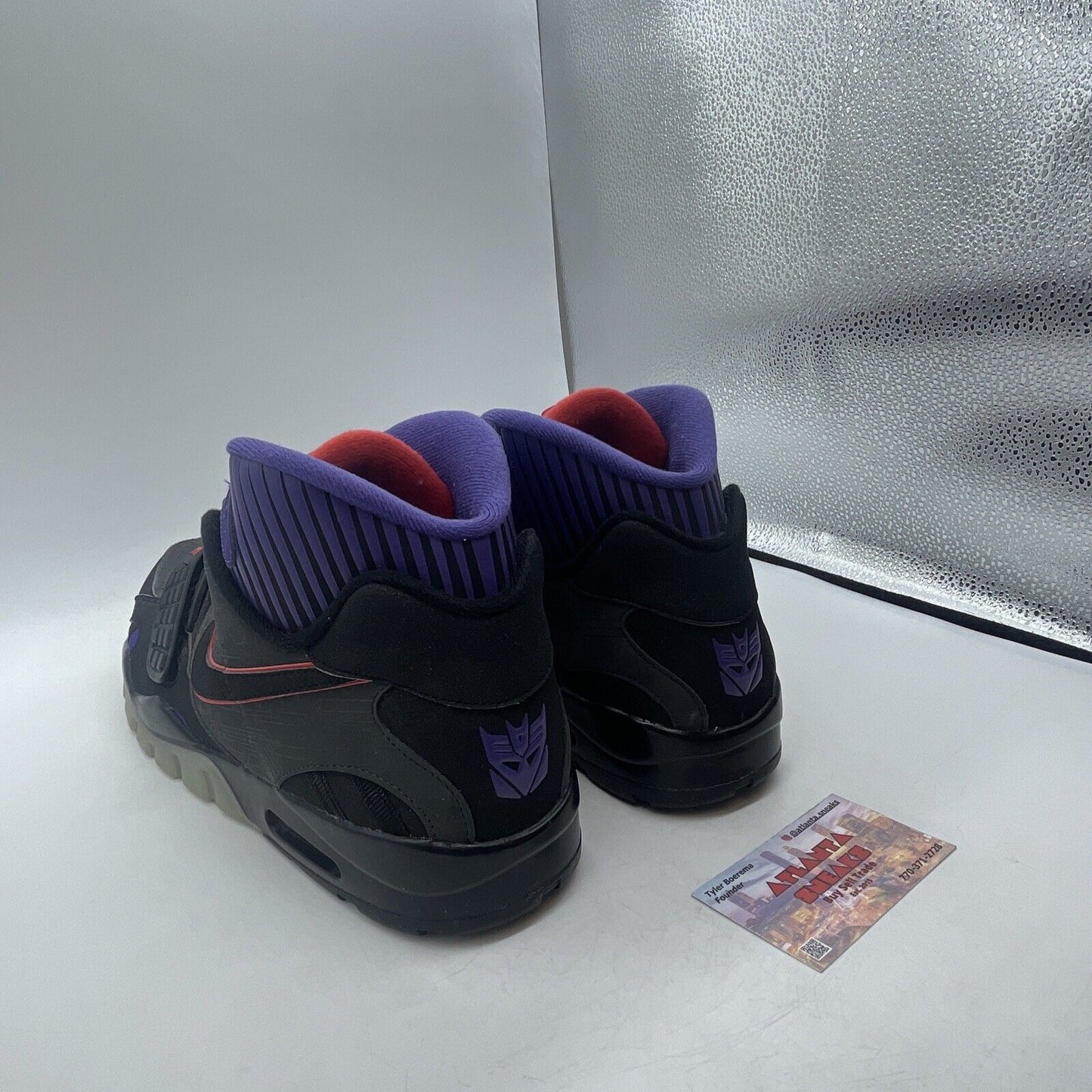 Size 13 - Nike Air Trainer SC 2 Premium QS Megatron Black Purple (637804-001)