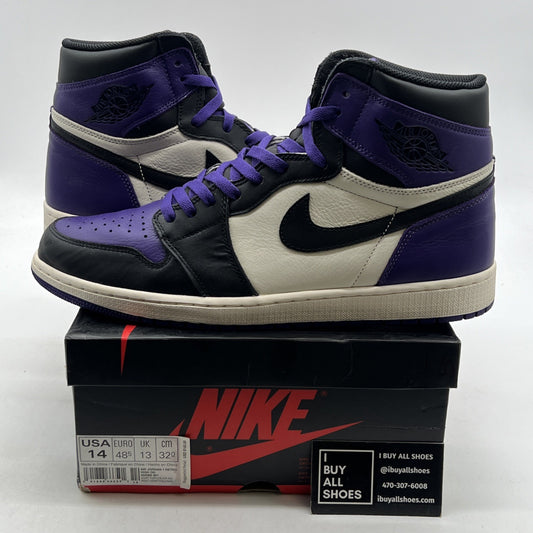 Size 14 - Air Jordan 1 Retro OG High Court Purple (555088-501)