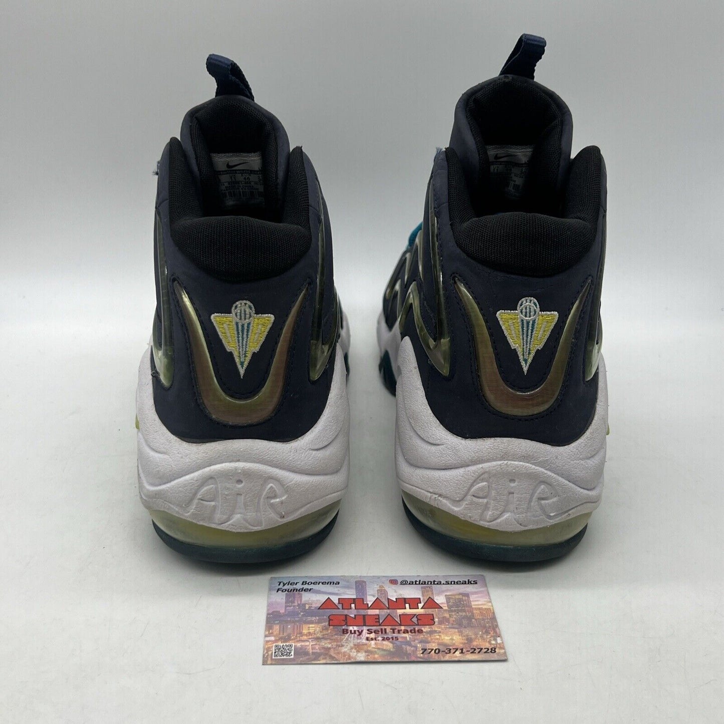 Size 12 - Nike Air Pippen Midnight Navy White Blue Suede (325001-400)