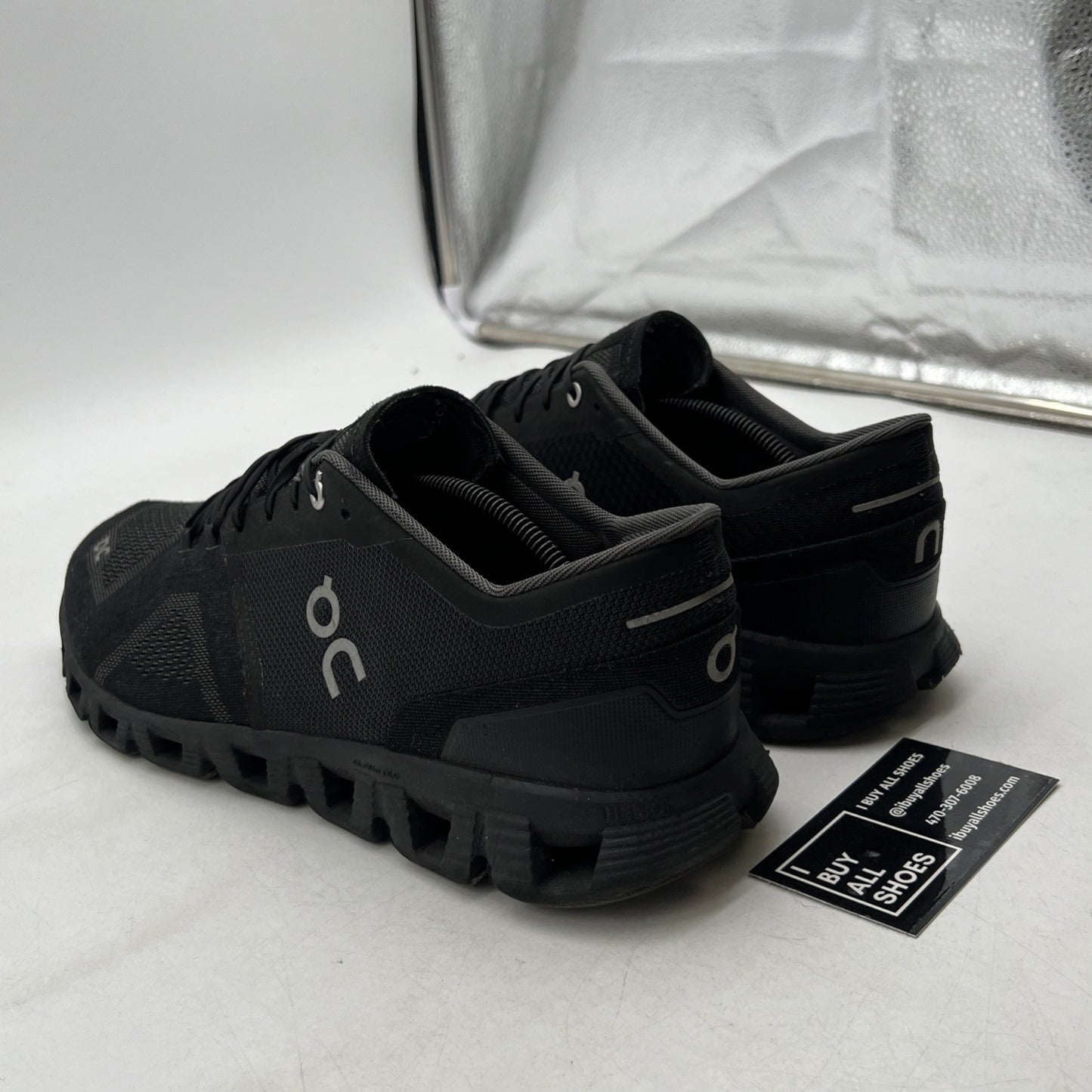Size 12 - On Cloud X Black Running Shoes