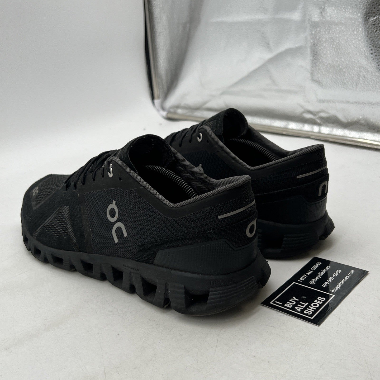 Size 12 - On Cloud X Black Running Shoes