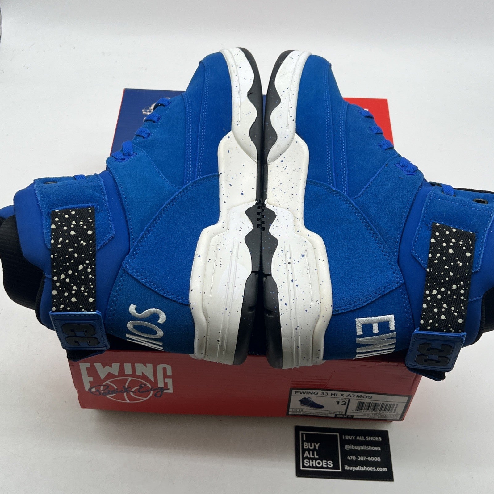 Size 13 - Ewing 33 HI x Atmos Glow In The Dark  (1EW90125-410)