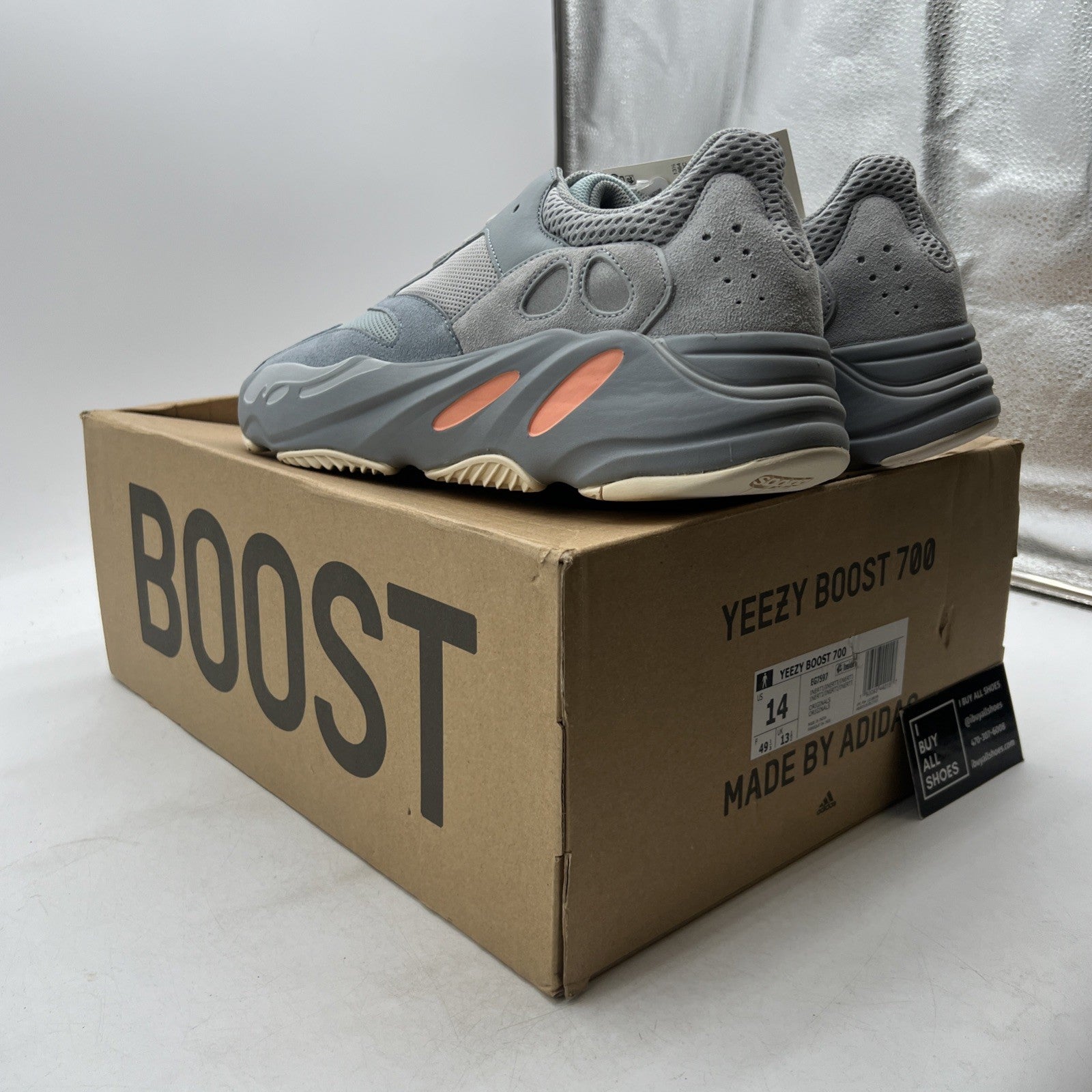 Size 14 - adidas Yeezy Boost 700 V1 Inertia (EG7597)