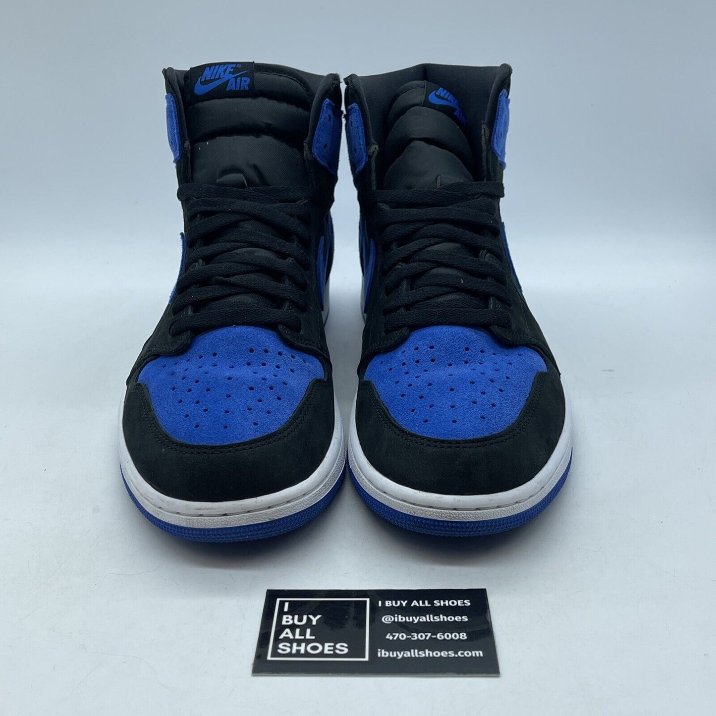 Size 12 - Jordan 1 Retro OG High Royal Reimagined Blue Black Suede (DZ5485-042)