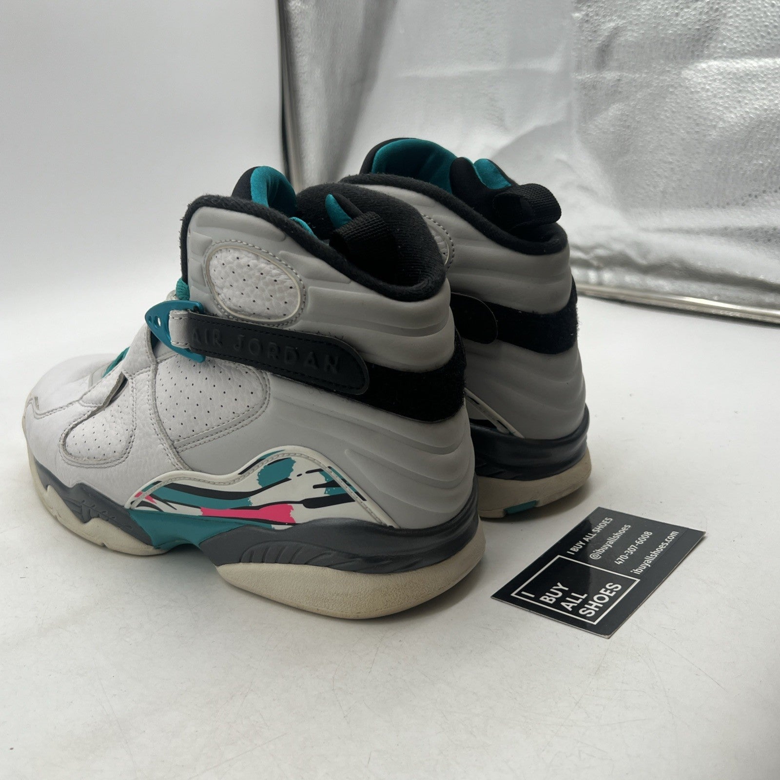 Size 9 - Air Jordan 8 Retro South Beach (305381-113)