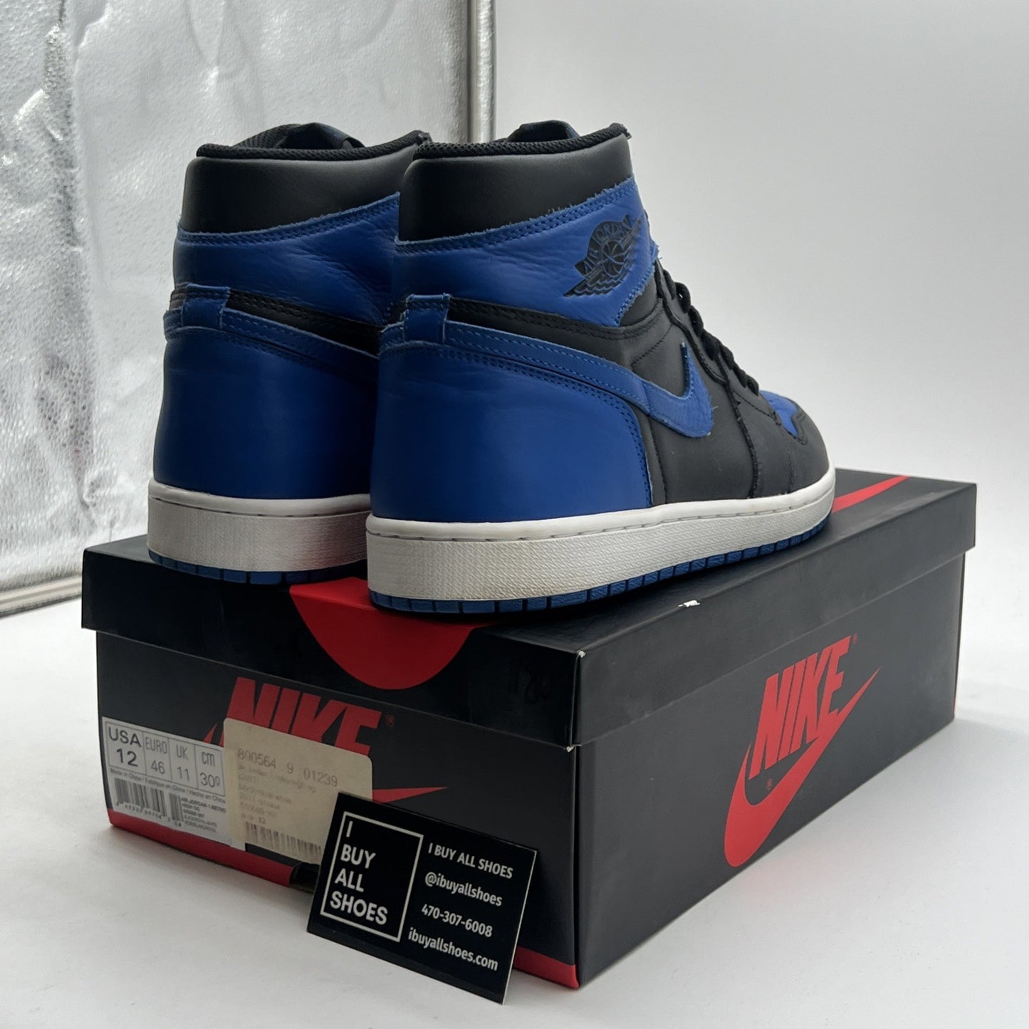 Size 12 - Air Jordan 1 Retro OG High Royal (555088-007)