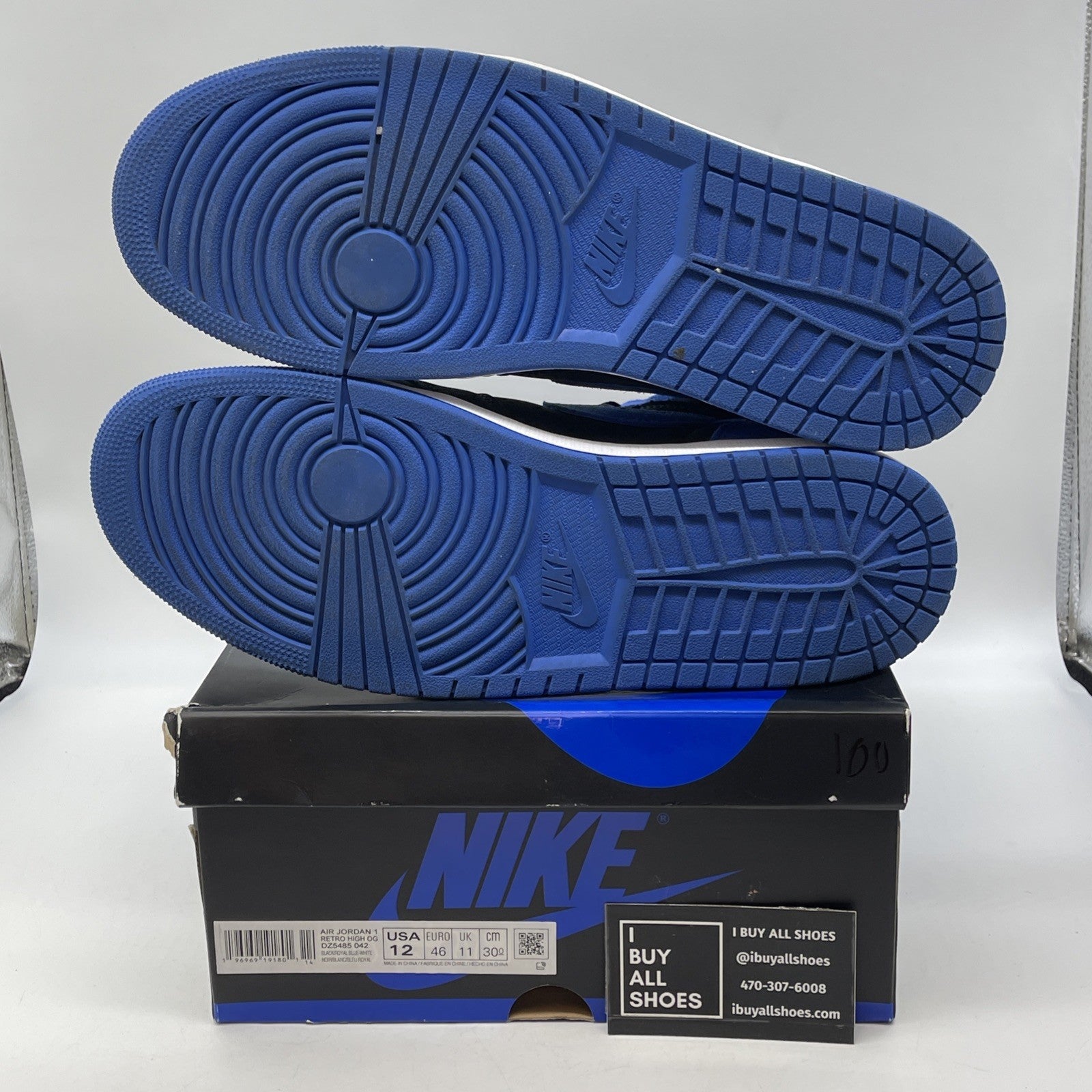 Size 12 - Jordan 1 Retro OG High Royal Reimagined Blue Suede (DZ5485-042)