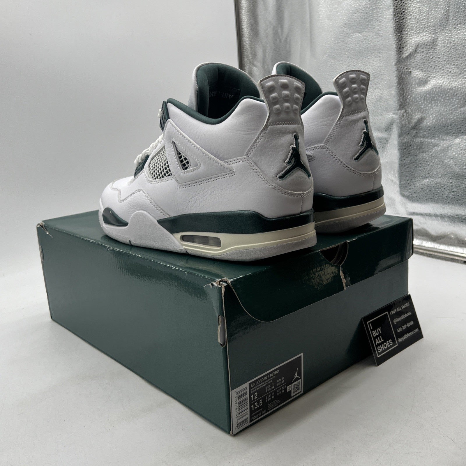 Size 12 - Air Jordan 4 Retro Oxidized Green (FQ8138-103)