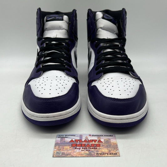 Size 13 - Jordan 1 Retro OG High Court Purple 2.0 Black White (555088-500)