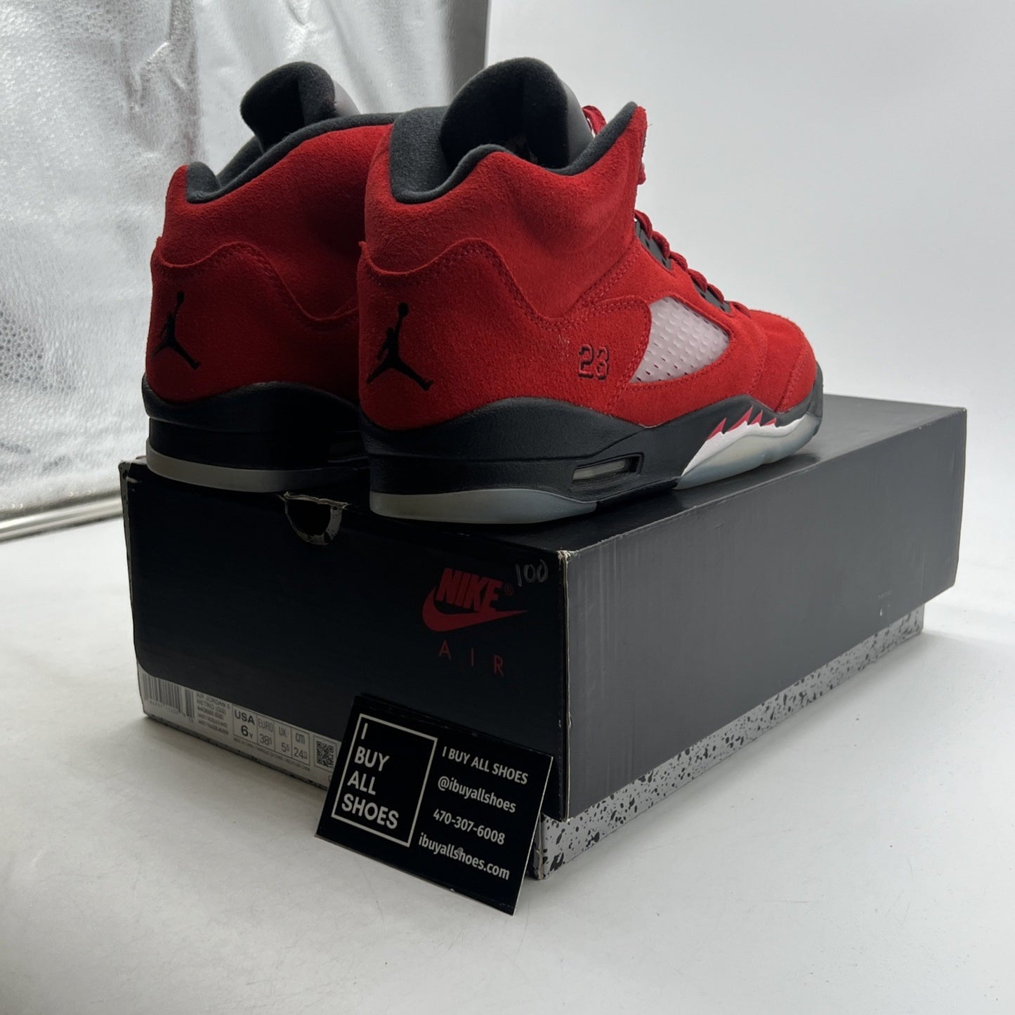 Size 6Y - Air Jordan 5 Retro Mid Raging Bull (440888-600)