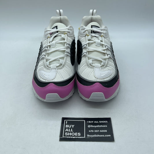 Size 6.5W- Nike Air Max 98 SE China Rose Black White Suede Leather (AT6640-100)