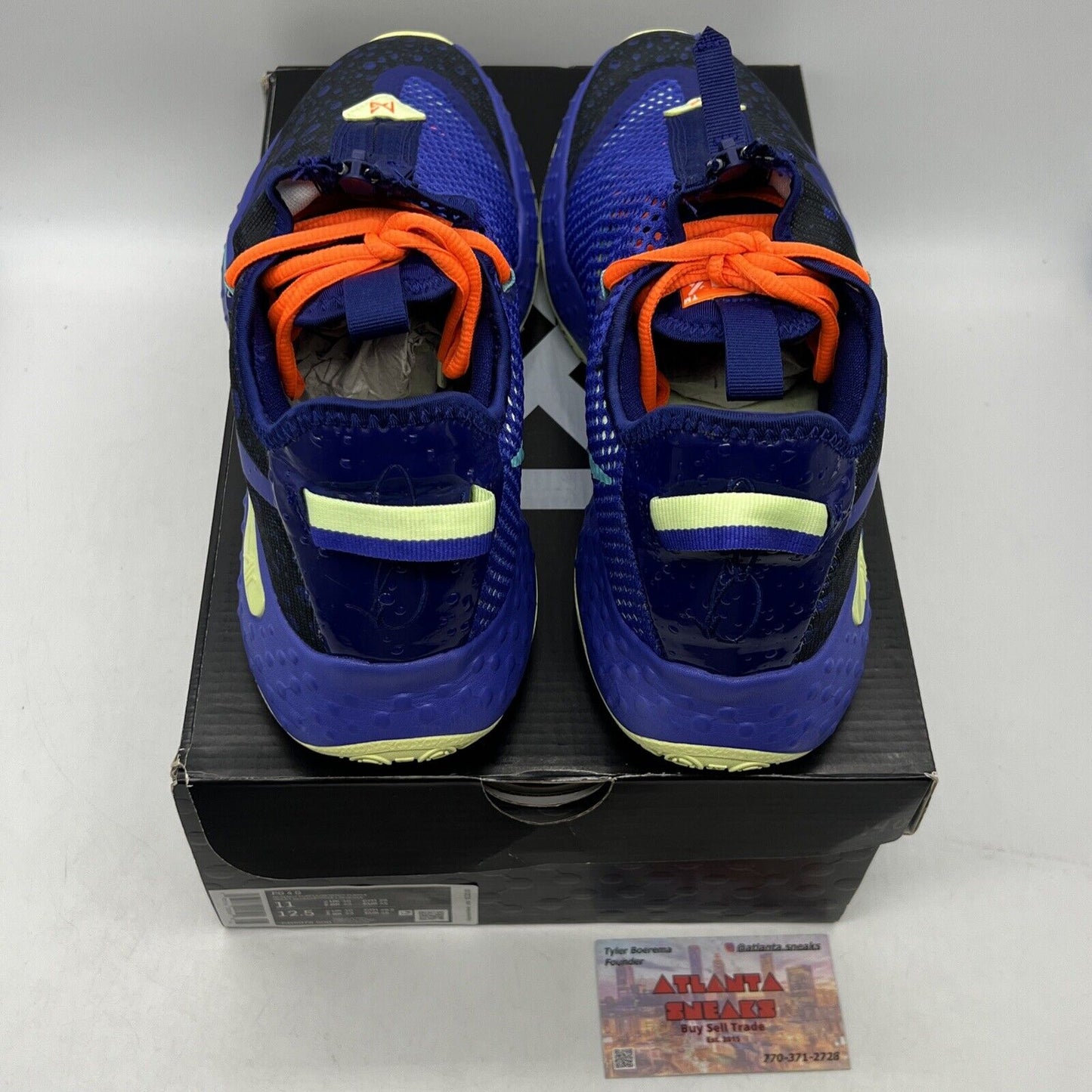 Size 11 - Nike Gatorade x PG 4 GX Blue Orange Black (CD5078-500)