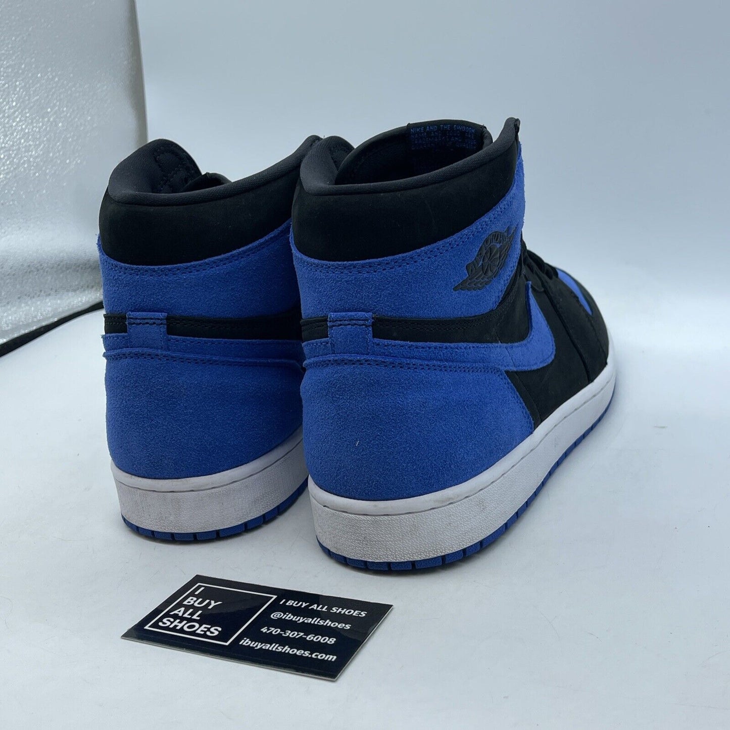 Size 12 - Jordan 1 Retro OG High Royal Reimagined Blue Black Suede (DZ5485-042)