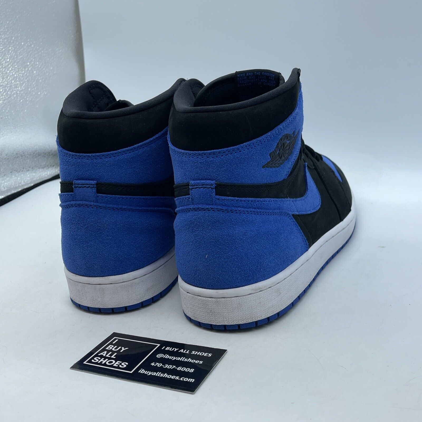 Size 12 - Jordan 1 Retro OG High Royal Reimagined Blue Black Suede (DZ5485-042)