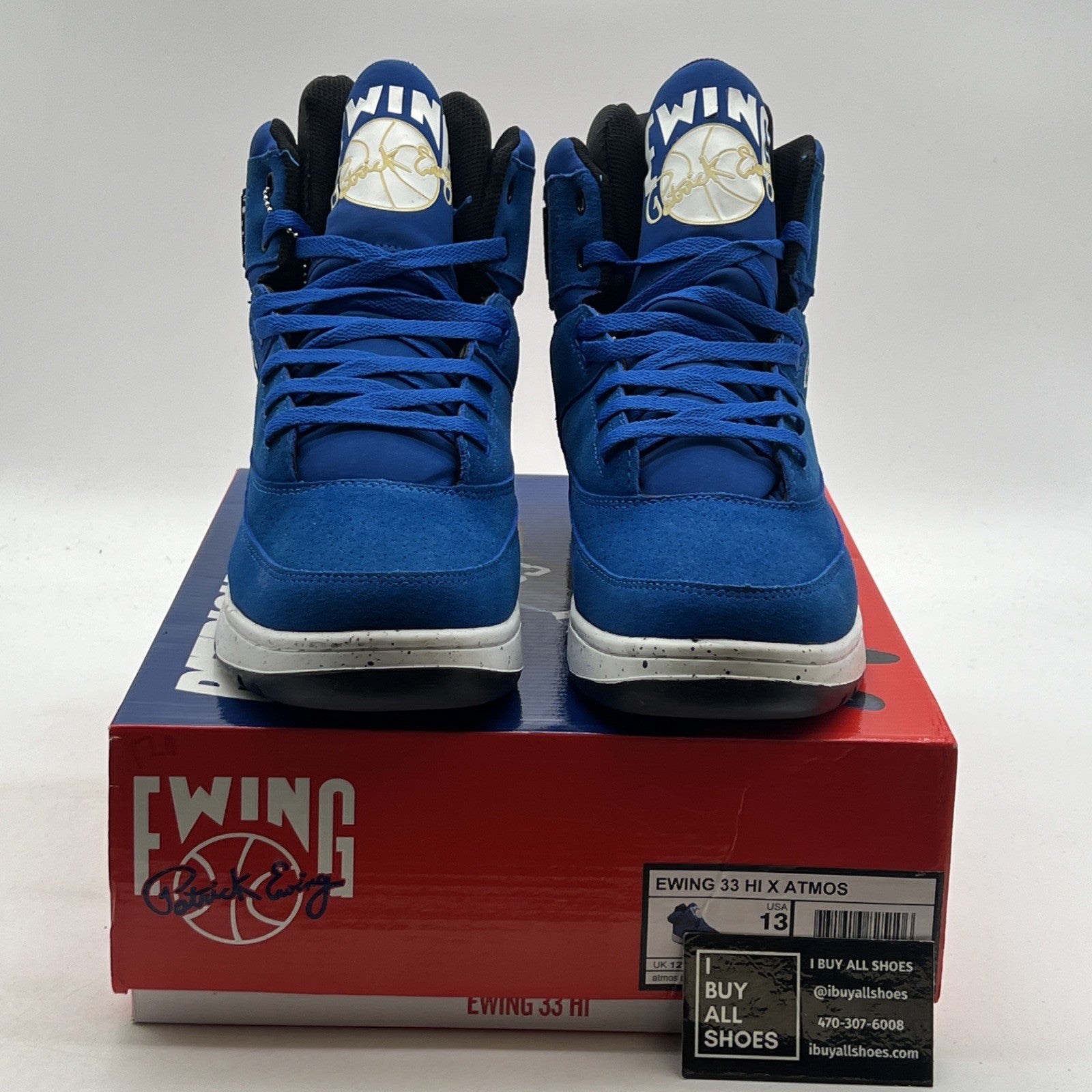 Size 13 - Ewing 33 HI x Atmos Glow In The Dark  (1EW90125-410)