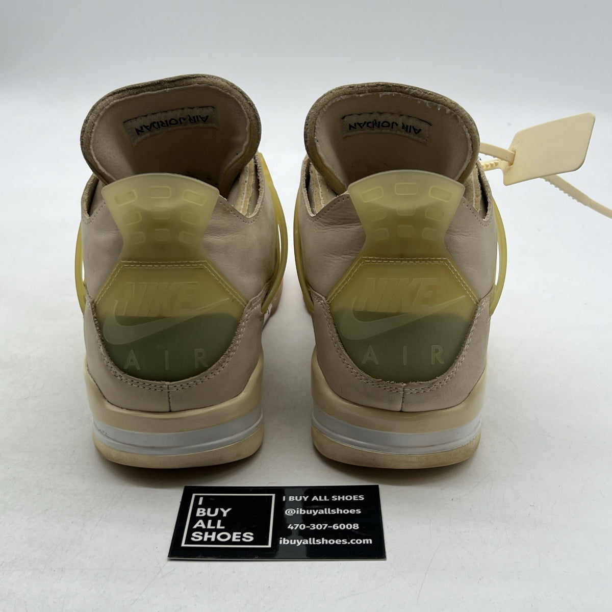 Size 11 - Air Jordan 4 SP x Off-White Mid Sail W (CV9388-100)