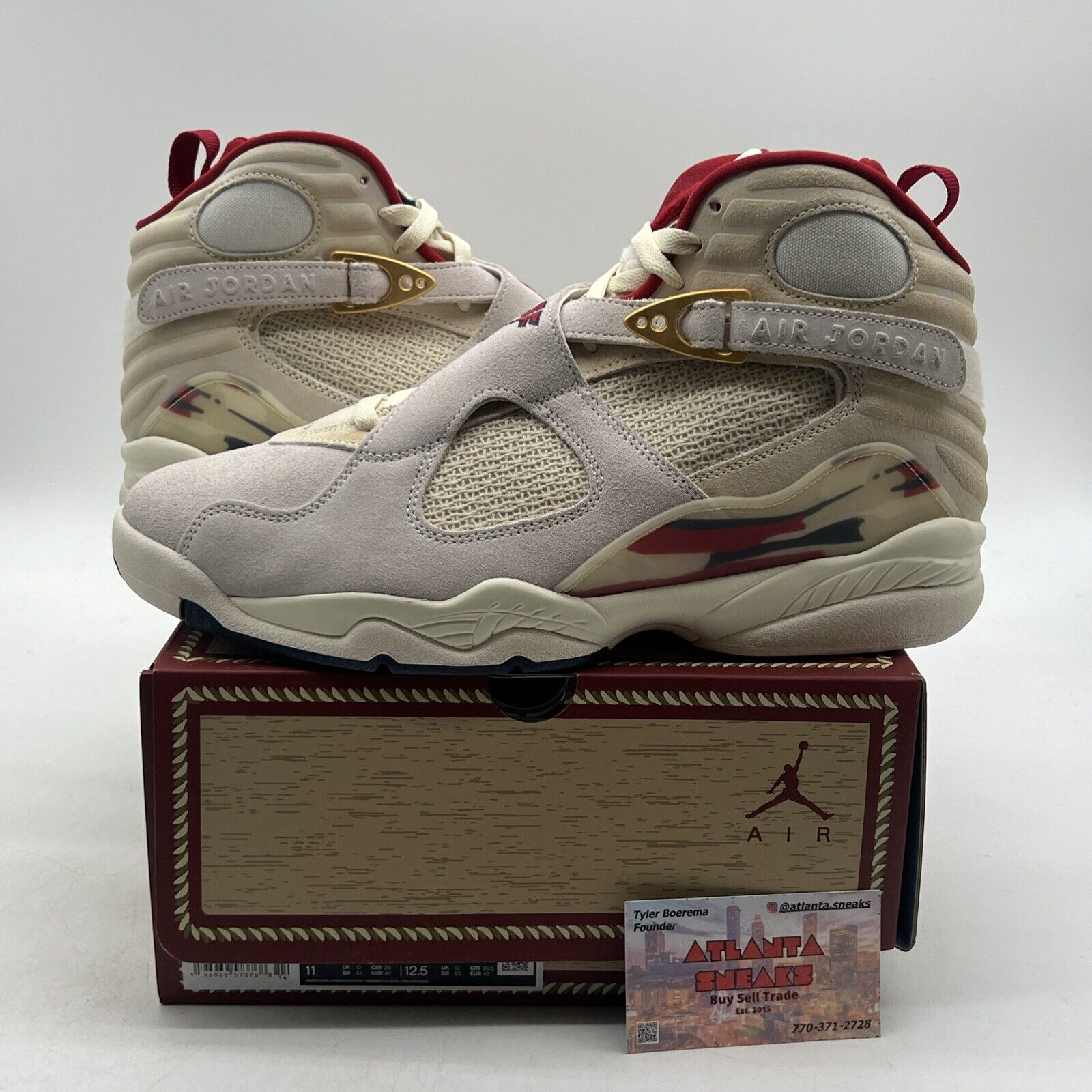 Size 11 Solefly x Air Jordan 8 SP (FJ2850-107) New In Box
