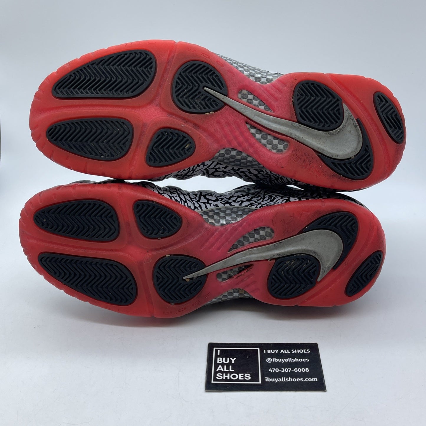 Size 11.5 - Nike Air Foamposite Pro PRM Elephant Print Grey Black (616750-002)