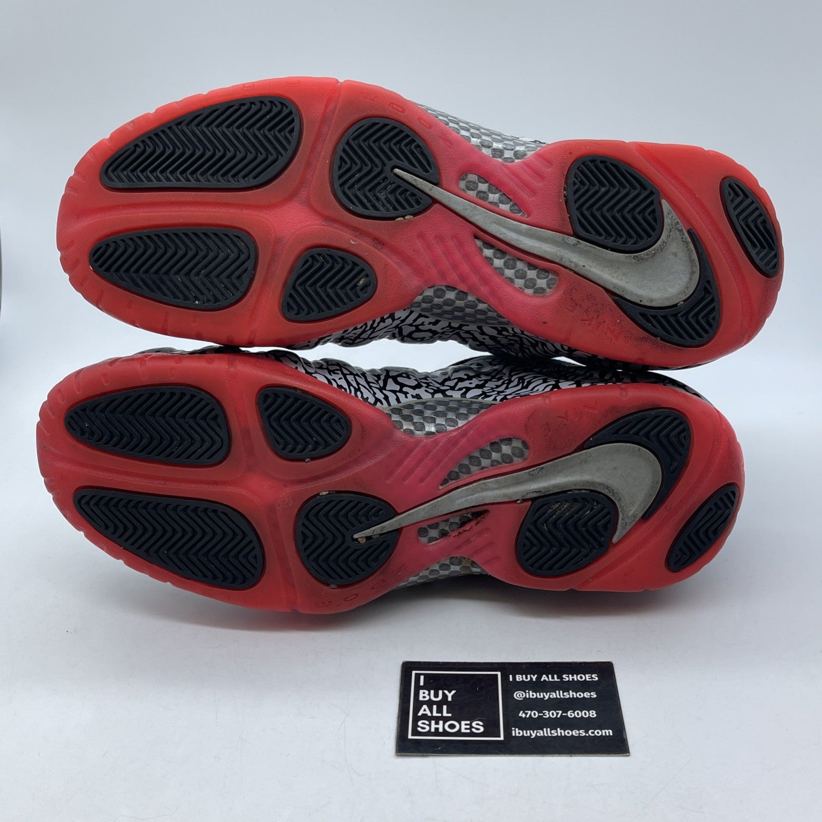 Size 11.5 - Nike Air Foamposite Pro PRM Elephant Print Grey Black (616750-002)