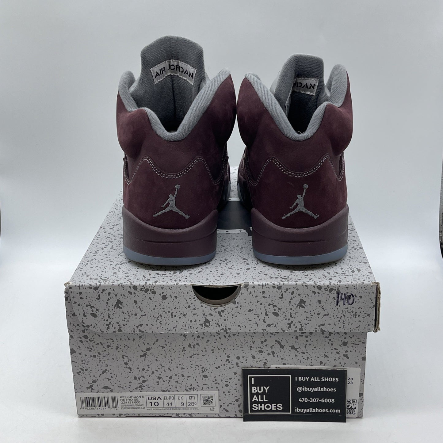 Size 10 - Air Jordan 5 Retro SE 2023 Burgundy (DZ4131-600)