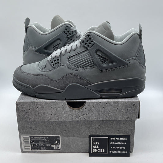 Size 10 - Air Jordan 4 Retro 2024 Paris Olympics Wet Cement (FQ7928-001)