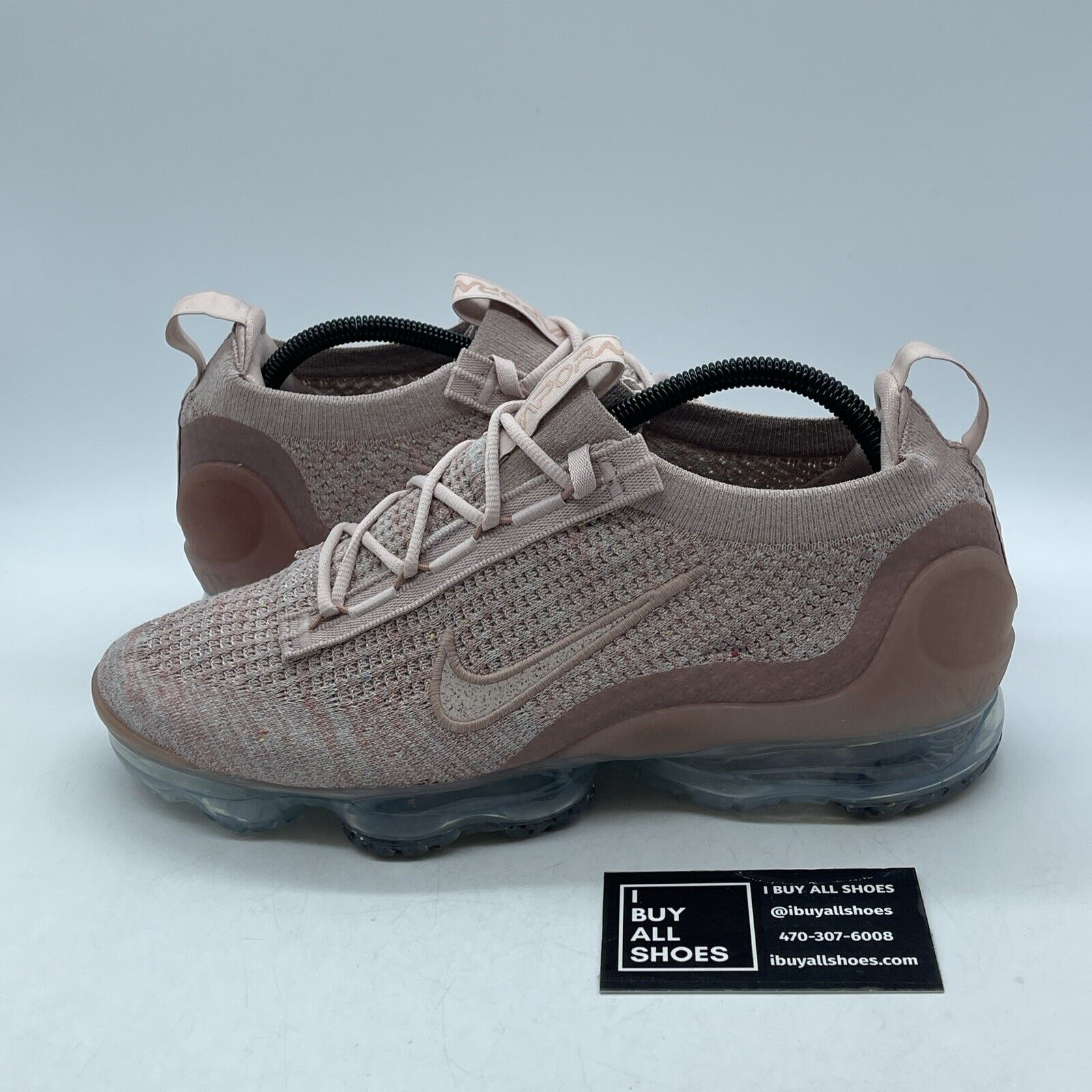 Size 11W - Nike Air VaporMax 2021 Flyknit Pink Oxford Suede (DJ9975-600)