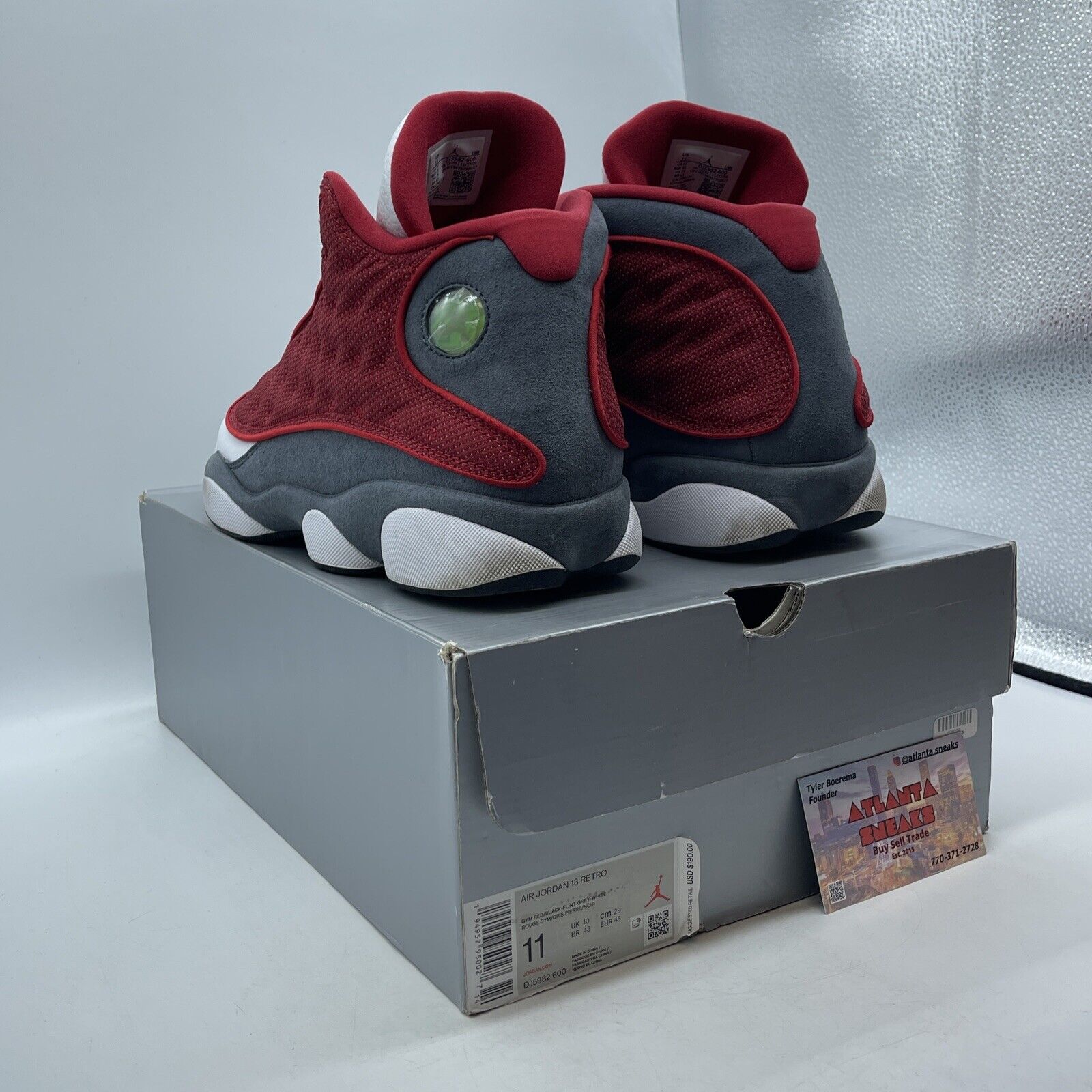 Size 11 - Jordan 13 Red/White Gray - (DJ5982600)