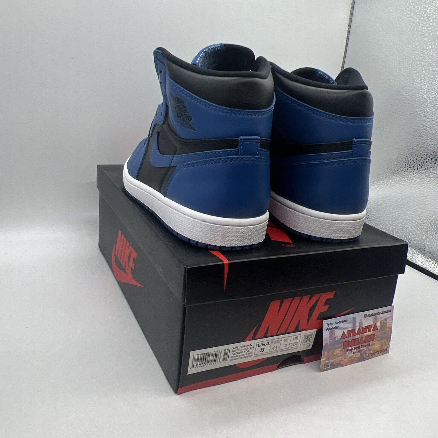 Size 8 - Jordan 1 Retro OG High Dark Marina Blue Brand New Og All