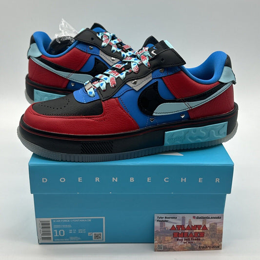 Size 10 - Nike Air Force 1 Fontanka Doernbecher 2022 USA blue Red Unc Cidni OG