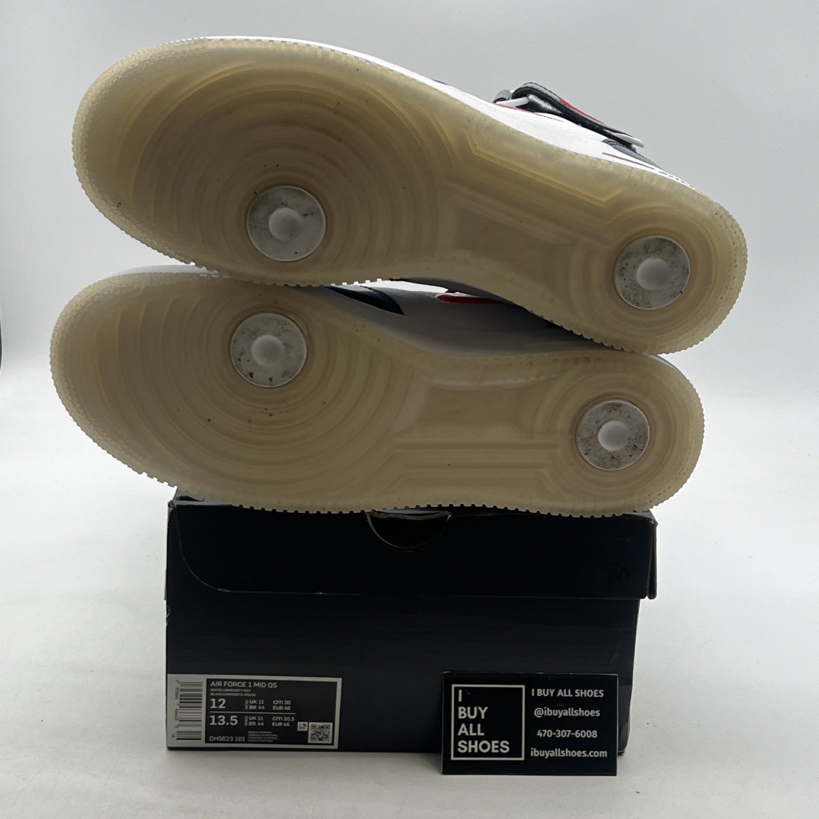 Size 12 - Nike Air Force 1 QS Mid Independence Day (DH5623-101)