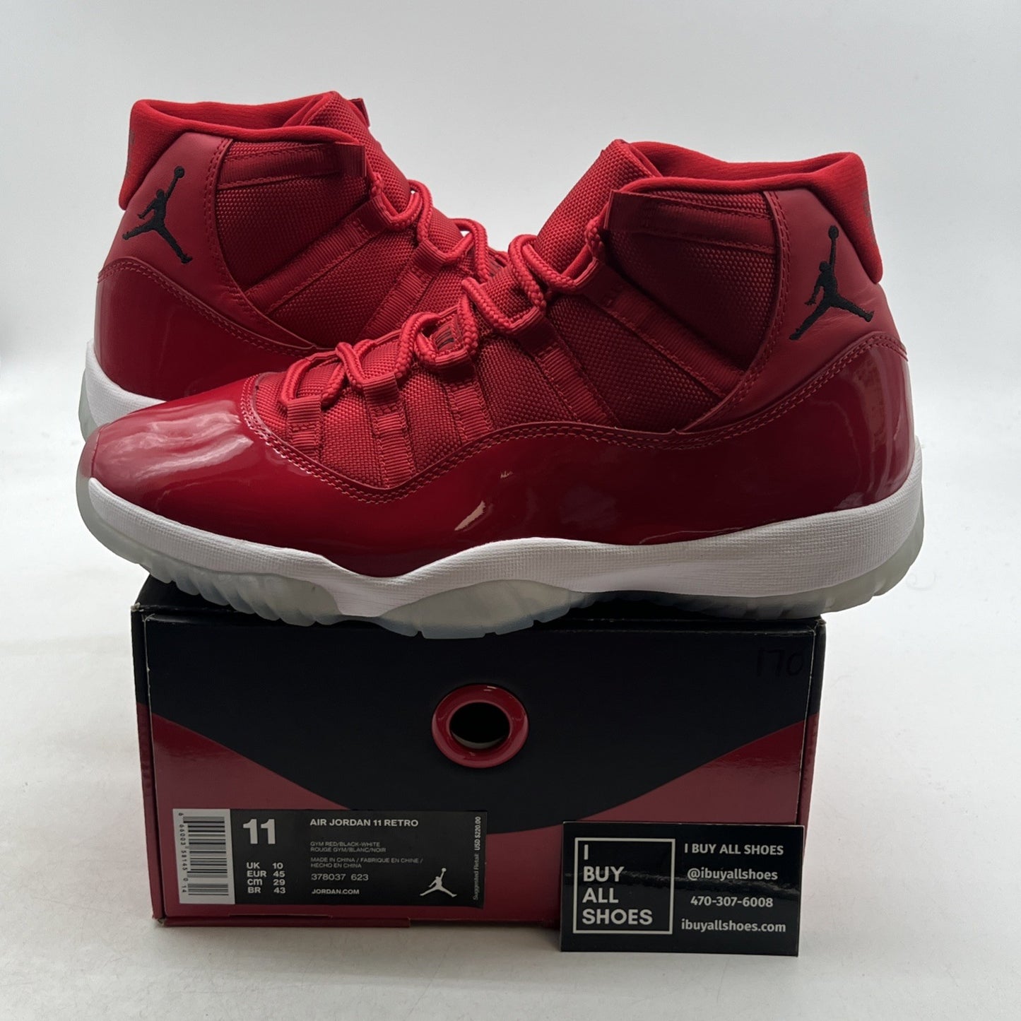 Size 11 - Air Jordan 11 Retro High Win Like '96 (378037-623)