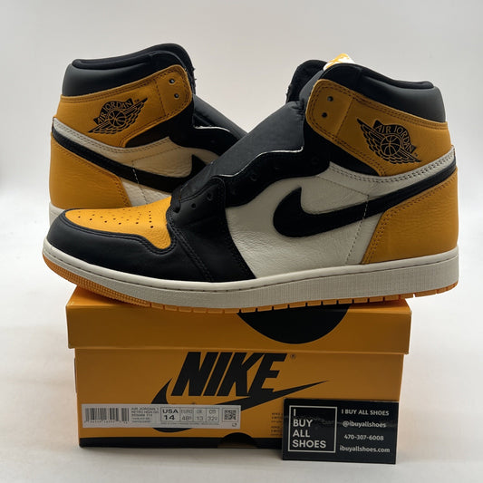 Size 14 - Air Jordan 1 Retro OG High Yellow Toe (555088-711)