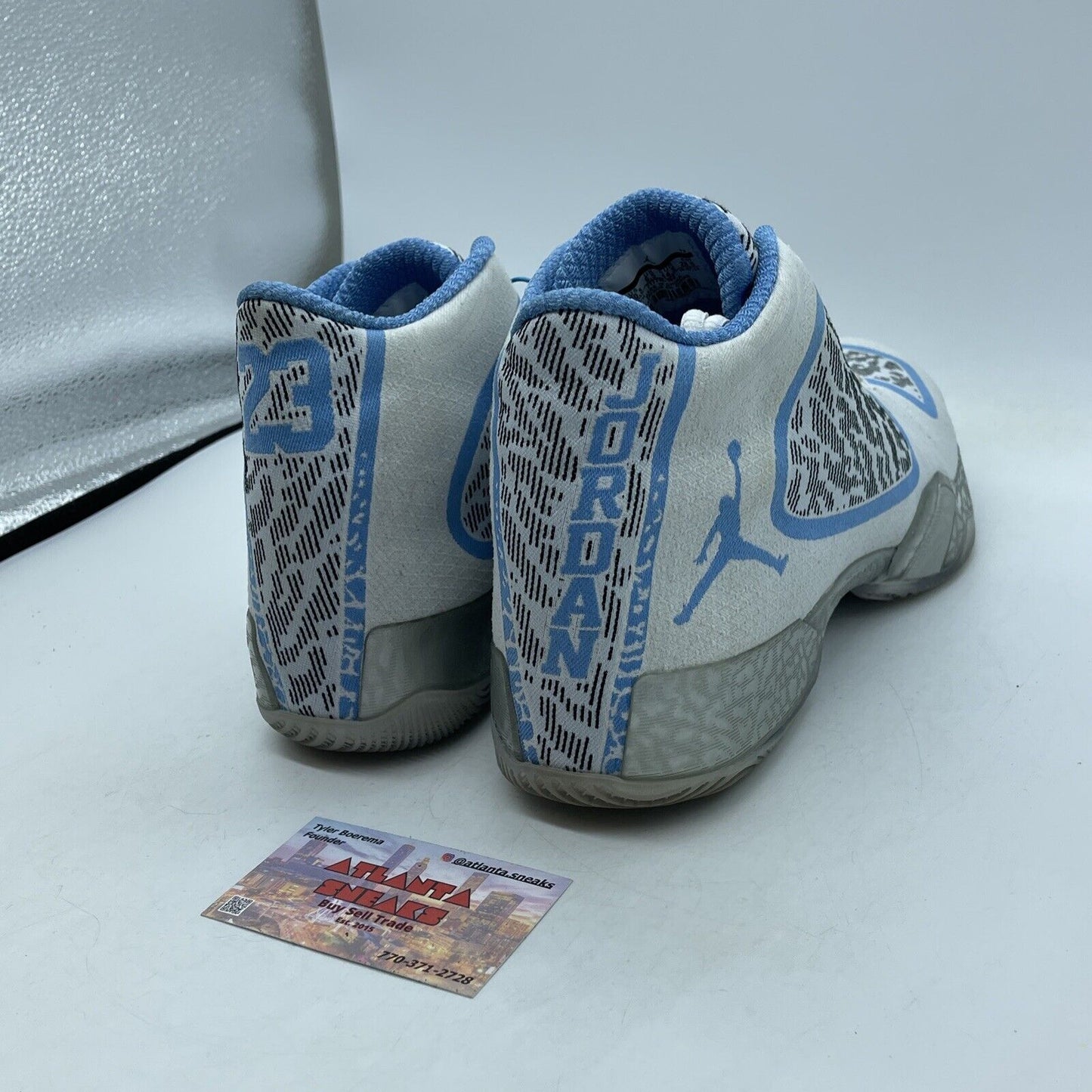 Size 10.5 - Air Jordan 29 Pantone Grey Blue Black Suede (717796-108)