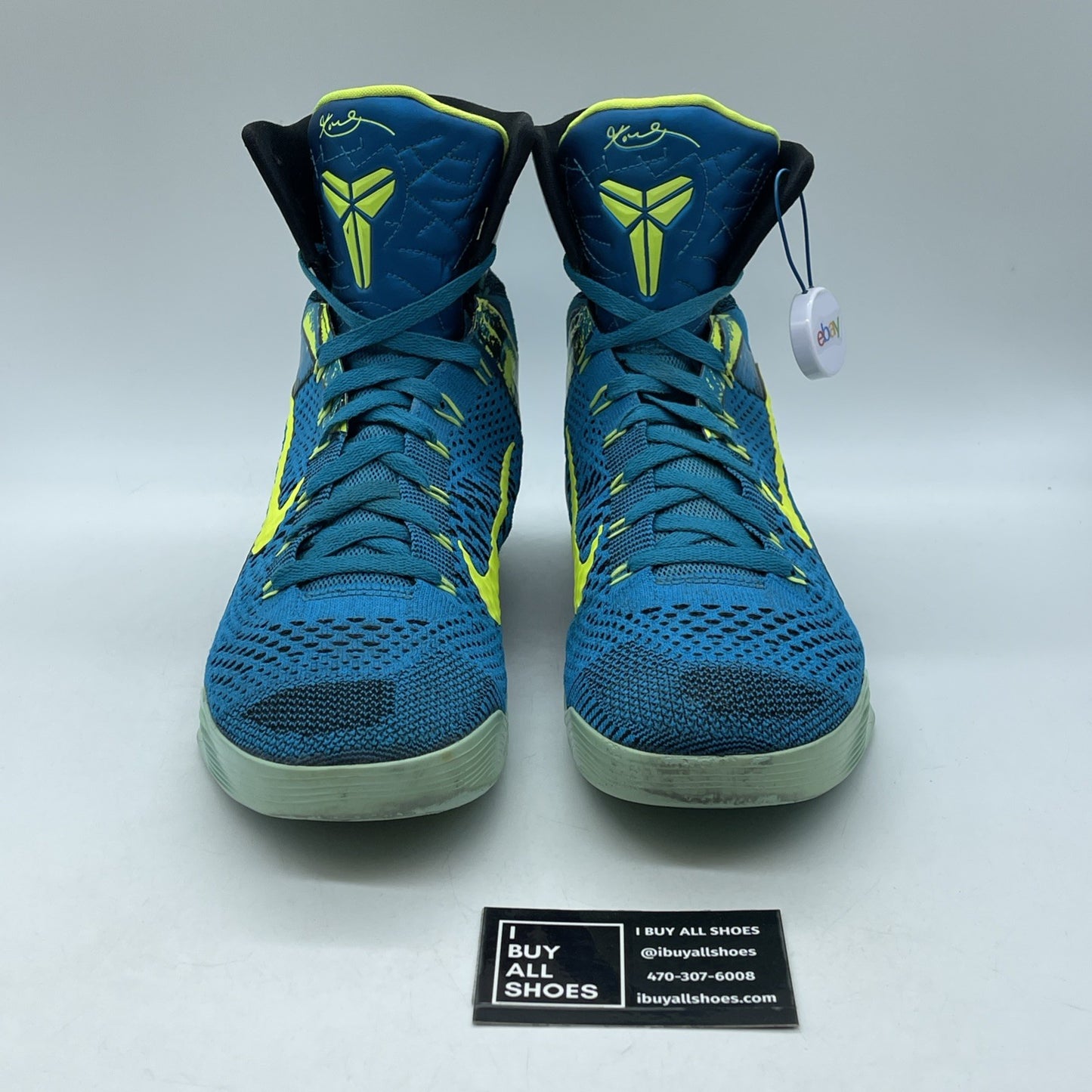 Size 10 - Nike Kobe 9 Elite Perspective Blue Red Black Suede (630847-400)
