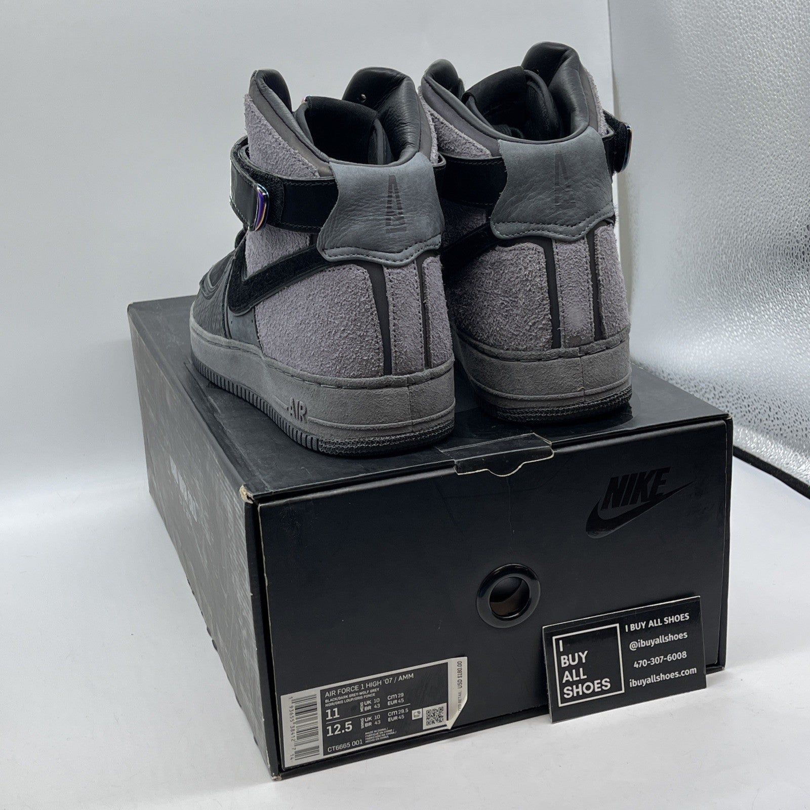 Size 11 - Nike A Ma Maniére x Air Force 1 High Hand Wash Cold (CT6665-001)