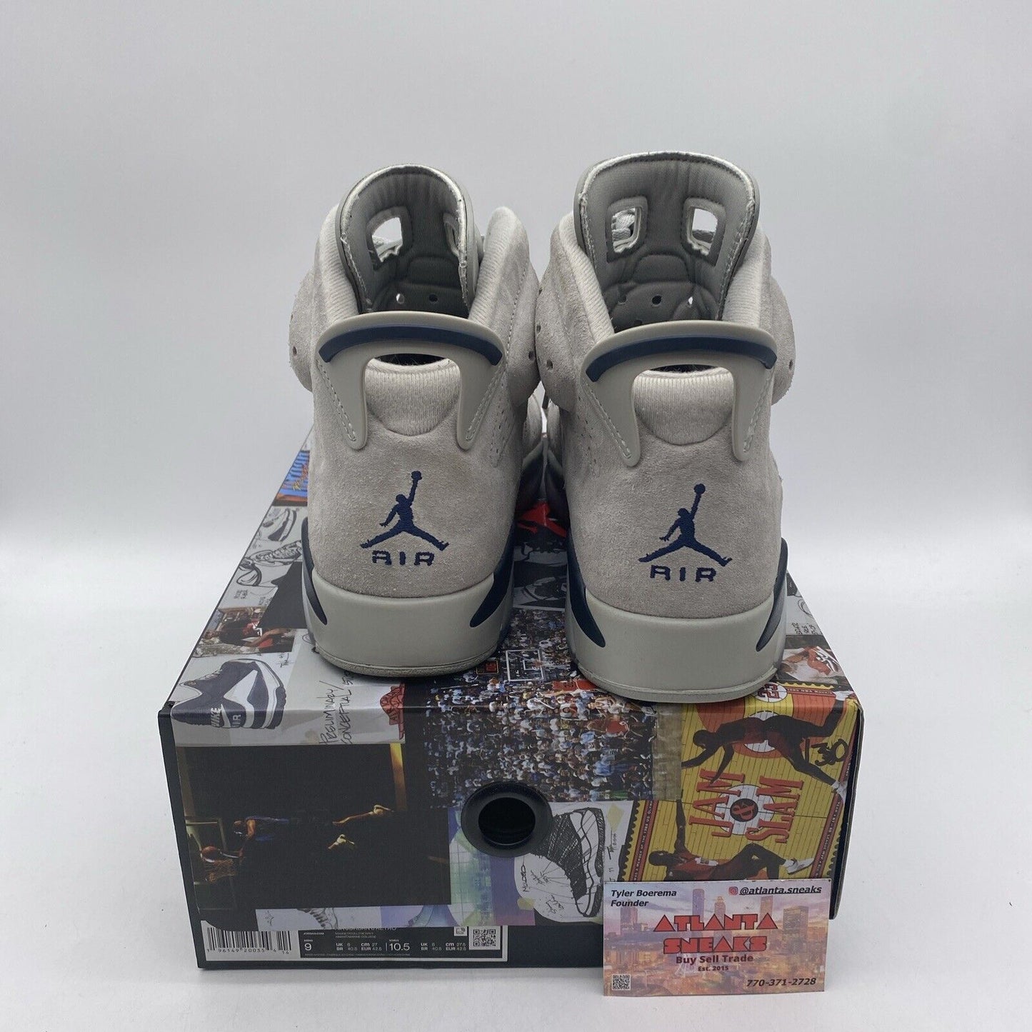 Air Jordan 6 Retro "GEORGETOWN" 2022 - Size 9 - ct8529 012 (5922-11)