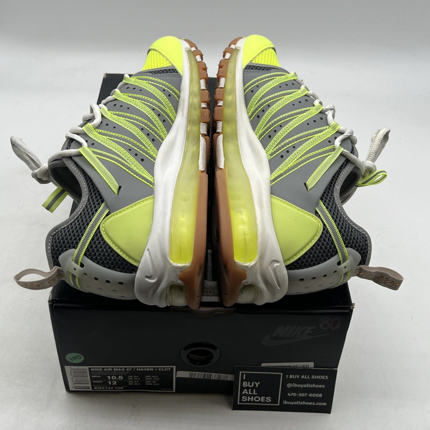 Size 10.5 - Nike CLOT x Air Max 97 Haven Volt (AO2134-700)