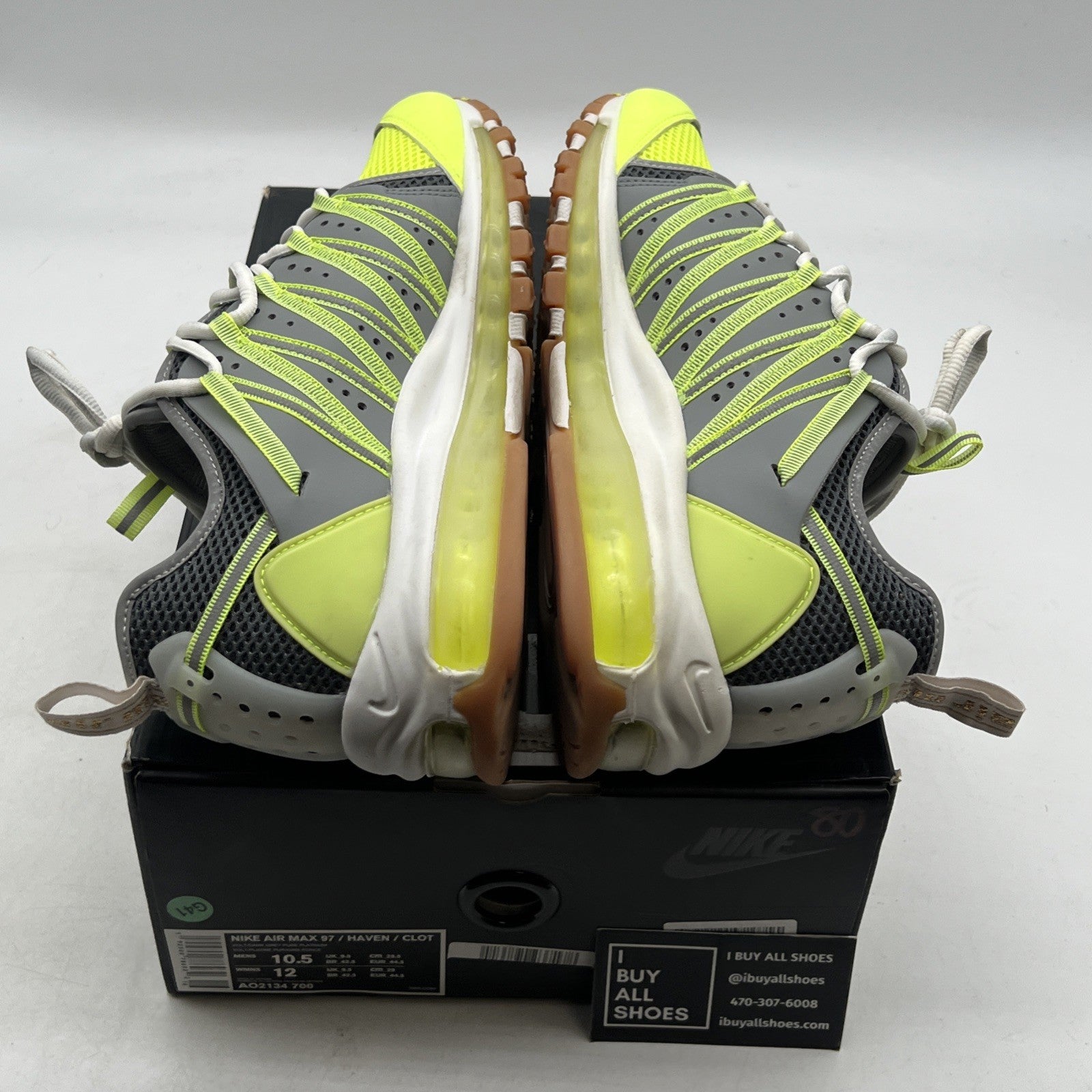 Size 10.5 - Nike CLOT x Air Max 97 Haven Volt (AO2134-700)