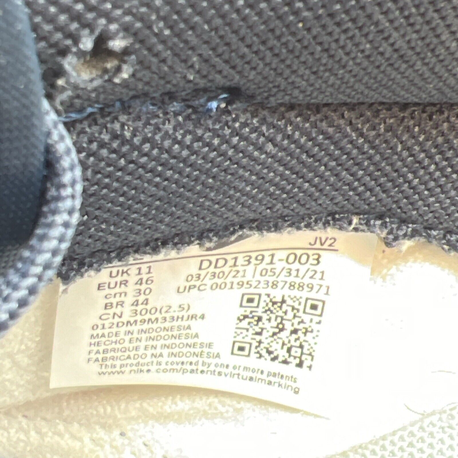 Size 12 - Nike Dunk Low Georgetown Navy Grey Leather (DD1391-003)