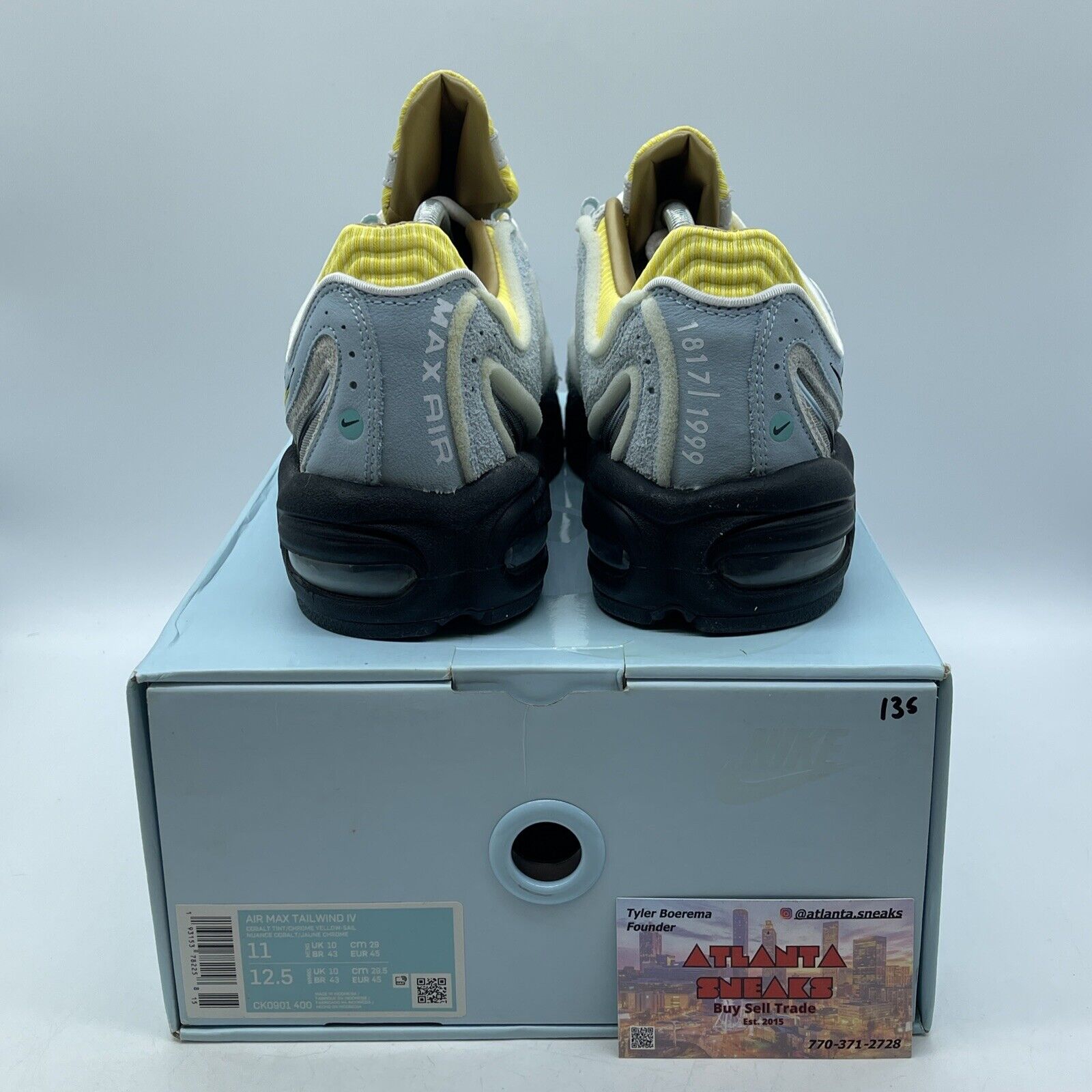 Size 11 - Nike Sneakersnstuff x Air Max Tailwind 4 20th Anniversary (CK0901-400)