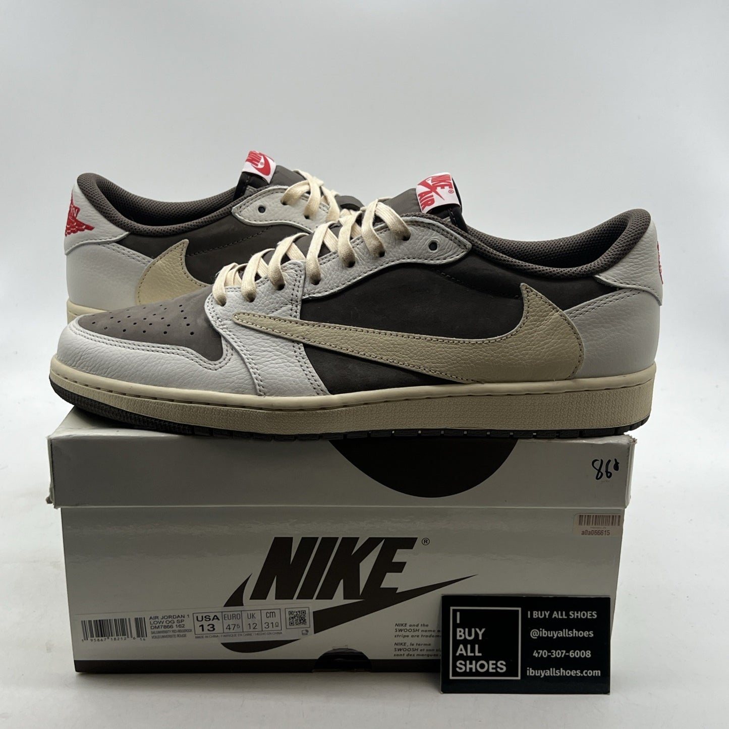 Size 13 - Air Jordan 1 Low OG x Travis Scott Reverse Mocha (DM7866-162)