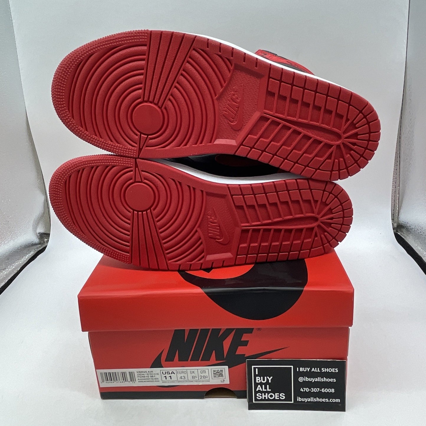 Size 11W - Air Jordan 1 Retro OG 2023 High Satin Bred (FD4810-061)