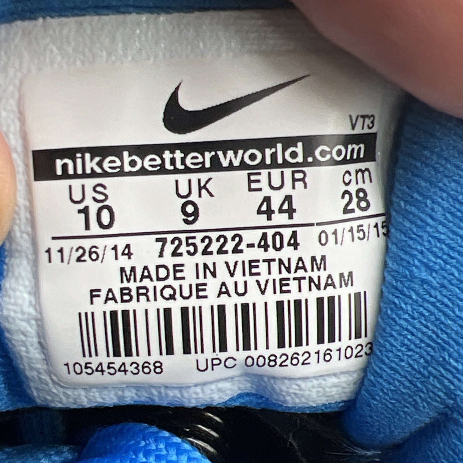 Size 10 - Nike Air Max 90 Ultra BR Light Photo Blue (725222-404)