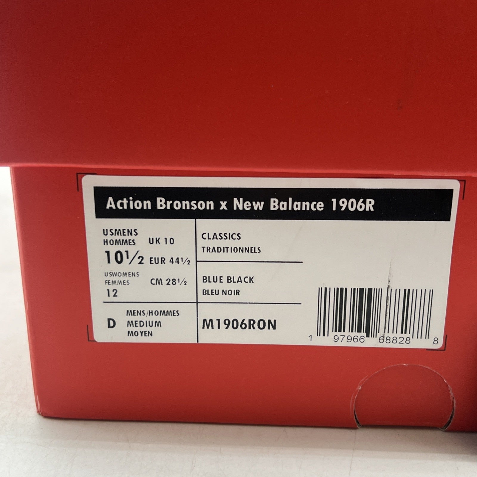 Size 10.5 - New Balance Action Bronson x 1906R Medusa Azul (M1906RON)