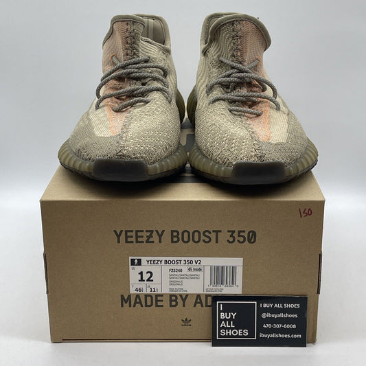 Size 12 - Yeezy Boost 350 V2 Sand Taupe Brown Orange Suede (FZ5240)