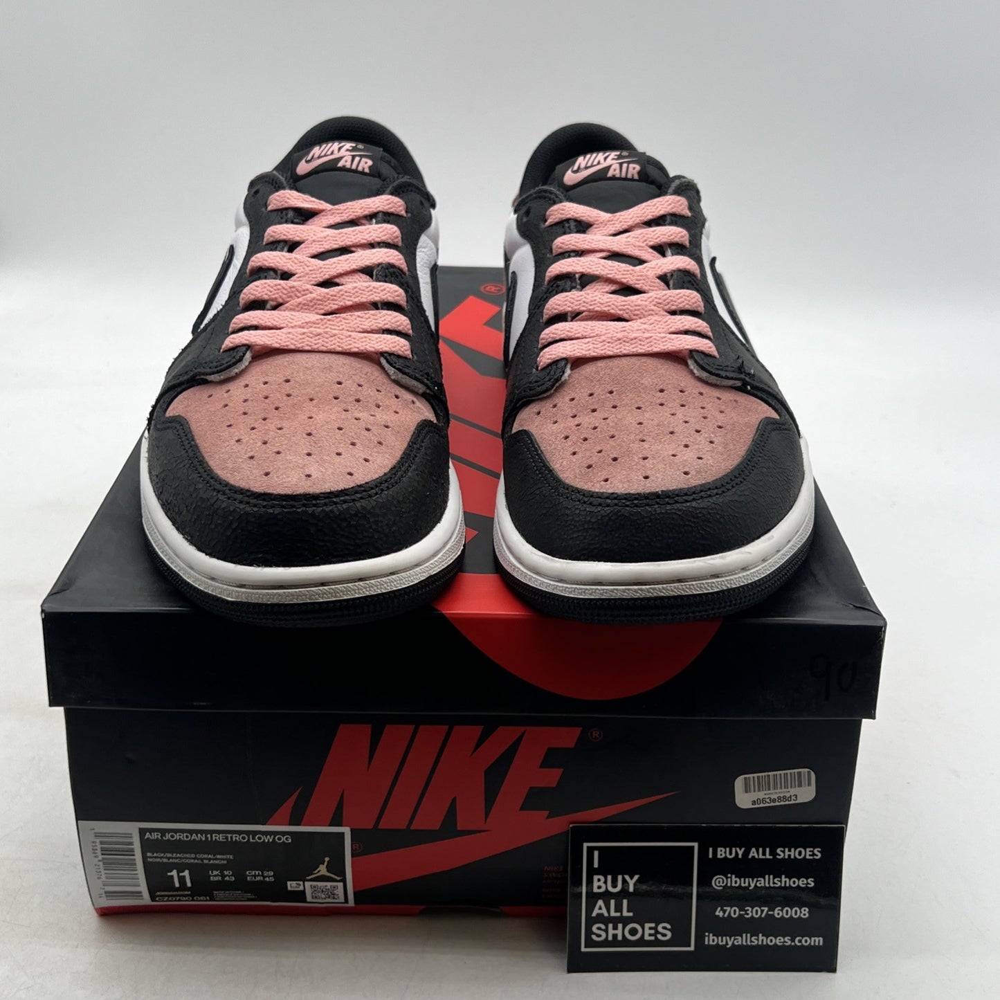 Size 11 - Air Jordan 1 Low OG Bleached Coral (CZ0790-061)